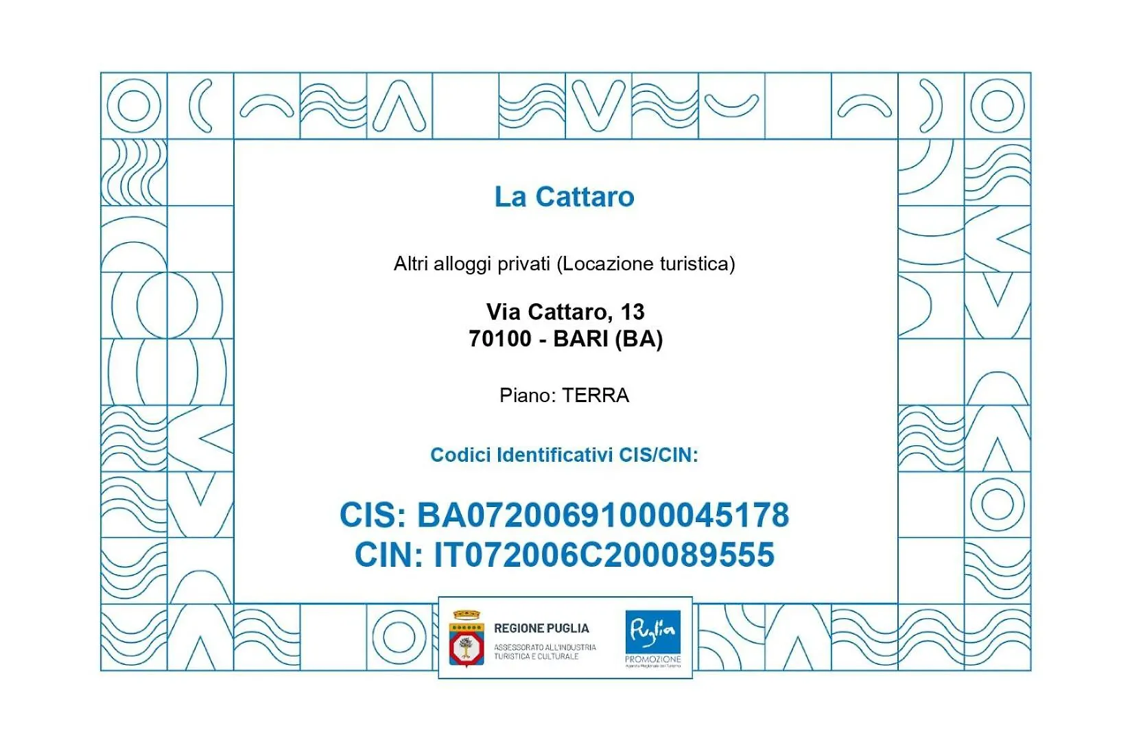 Holiday home La Cattaro Villa Bari